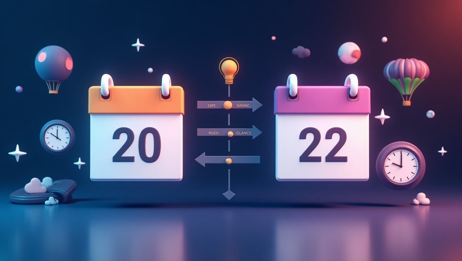 מחשבון הפרש תאריכים